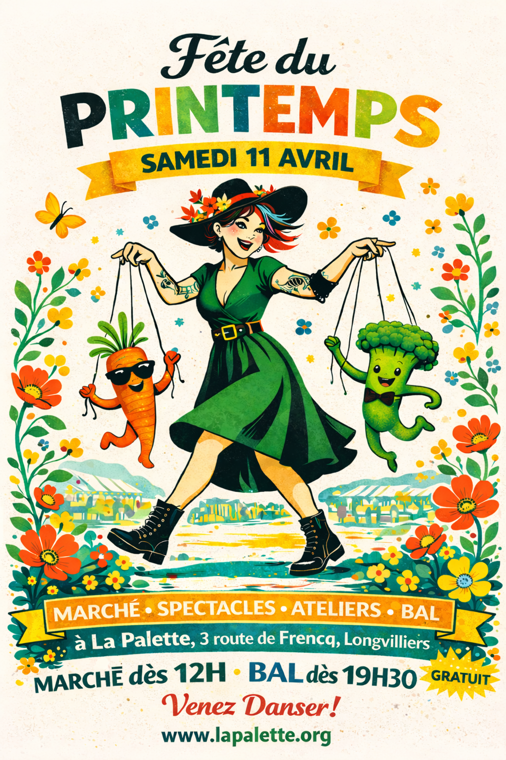 Affiche Fête du printemps